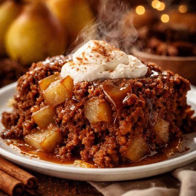 Image of Pear Gingerbread Pudding