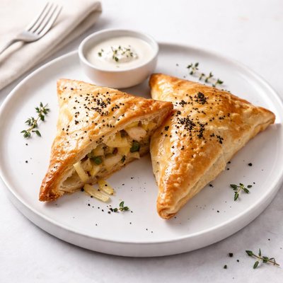 Image of Pear Leek and Gruyre Turnovers