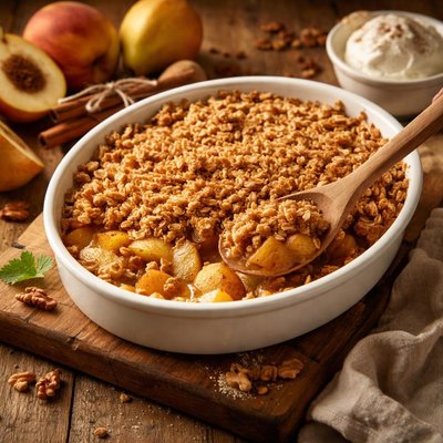 Image of Pear Peach Crisp
