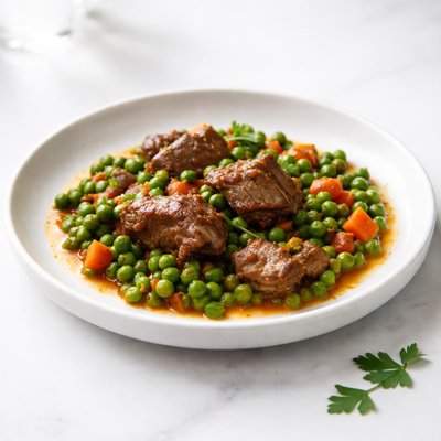 Image of Peas and Lamb Bisila Bil La7ma Fil Forn