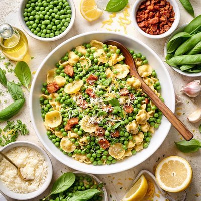 Image of Peas and Pasta