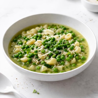 Image of Peas and Pasta Soup