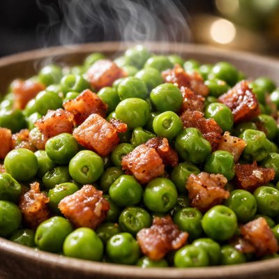 Image of Peas with Pancetta