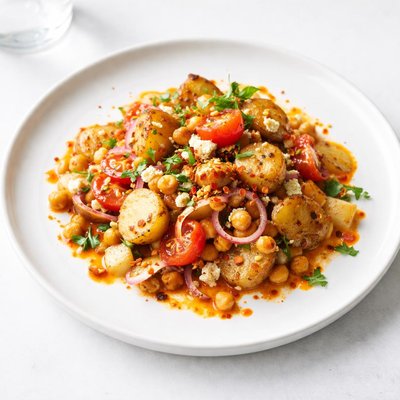 Image of Peasant Potato Salad with Harissa Vinaigrette