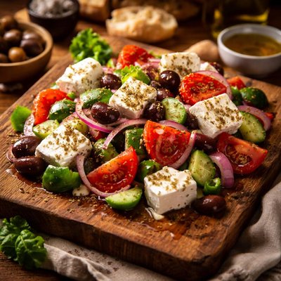 Image of Peasant Salad from Cyprus Choriatiki