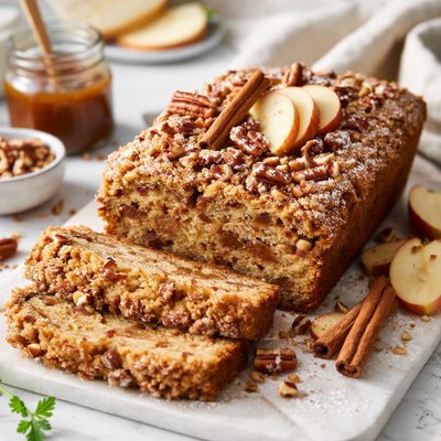 Image of Pecan Apple Strudel Cake Gluten Free