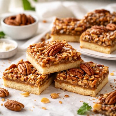 Image of Pecan Bars Made with Splenda