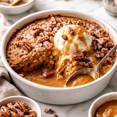 Image of Pecan Butterscotch Self Saucing Pudding