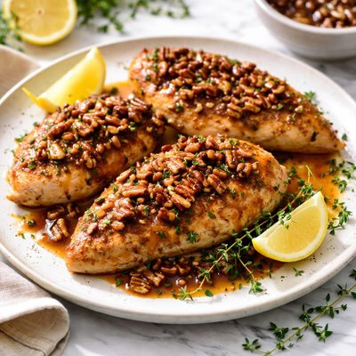 Image of Pecan Chicken with Maple Pecan Sauce