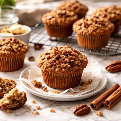 Image of Pecan Cinnamon Muffins