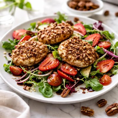 Image of Pecan Crusted Mozzarella Salad
