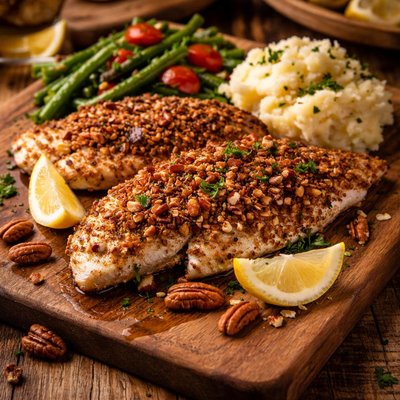 Image of Pecan Crusted Opakapaka