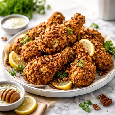 Image of Pecan Crusted Southern Fried Chicken