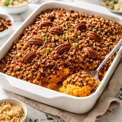 Image of Pecan Crusted Sweet Potato Casserole