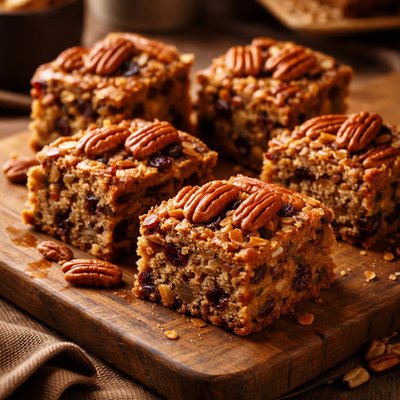 Image of Pecan Fruitcake Squares or Any Nut You Prefer