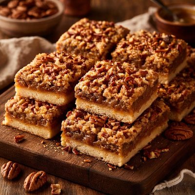Image of Pecan Pie Surprise Bars Pillsbury Bake Off Winner