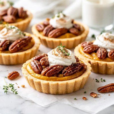 Image of Pecan Pumpkin Tartlets