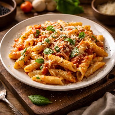 Image of Penne Con Gorgonzola E Pomodoro