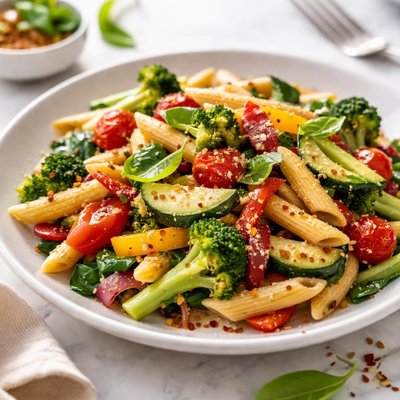 Image of Penne Pasta with Vegetables