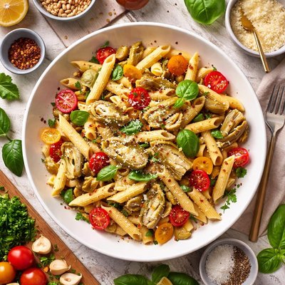 Image of Penne with Artichoke Hearts