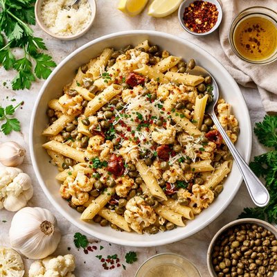 Image of Penne with Cauliflower and Capers
