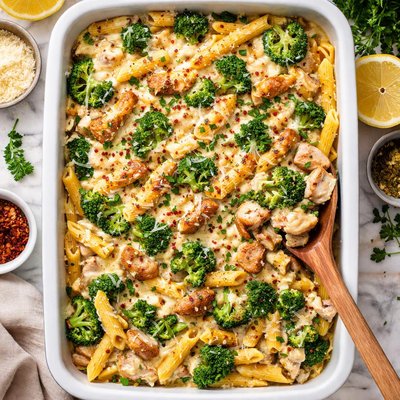 Image of Penne with Chicken Broccoli Casserole
