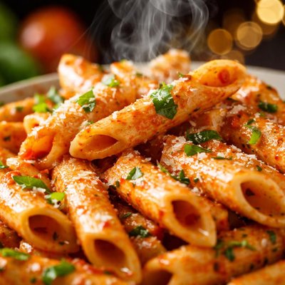 Image of Penne with Creamy Tomato Sauce