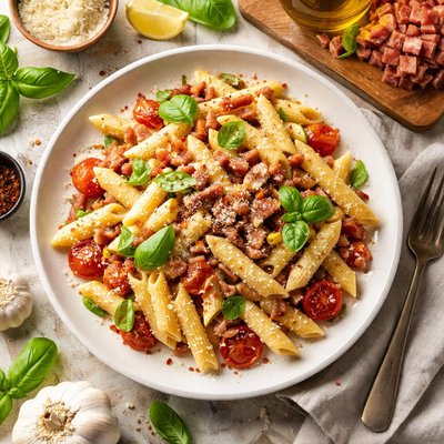 Image of Penne with Pancetta