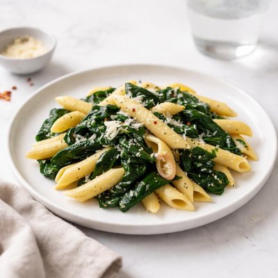 Image of Penne with Spinach and Garlic