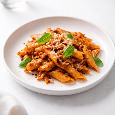 Image of Penne with Sun Dried Tomato Pesto