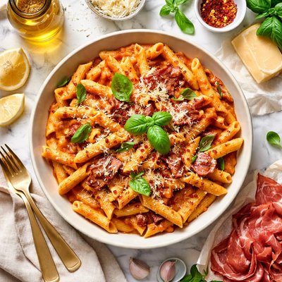 Image of Penne with Vodka Sauce Capicola