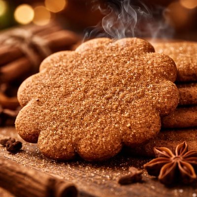 Image of Pepparkakor Traditional Scandinavian Sugar and Spice Cookies