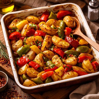 Image of Pepper and Potato Bake