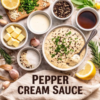 Image of Pepper Cream Sauce for the Grill