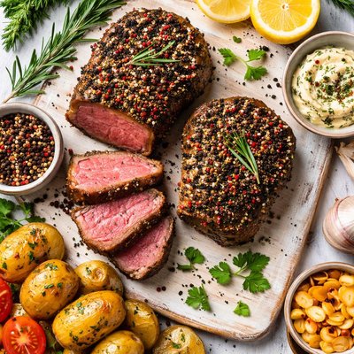 Image of Pepper Crusted Filet Mignon