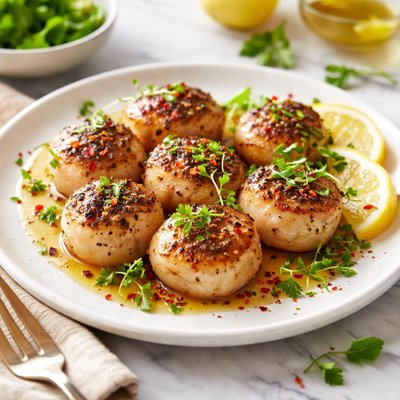 Image of Pepper Grilled Scallops