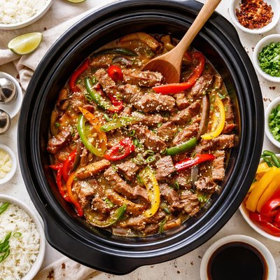 Image of Pepper Steak Crock Pot