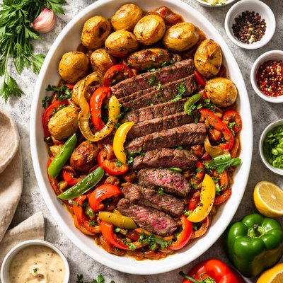 Image of Pepper Steak with Potatoes