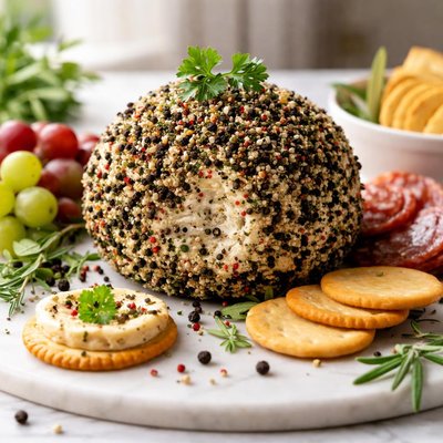 Image of Pepper Swiss Cheese Ball