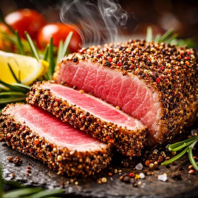 Image of Peppercorn Crusted Tuna