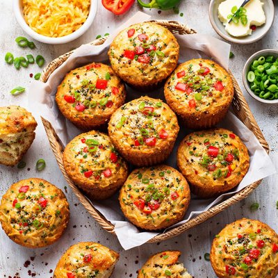 Image of Peppered Cheddar Muffine