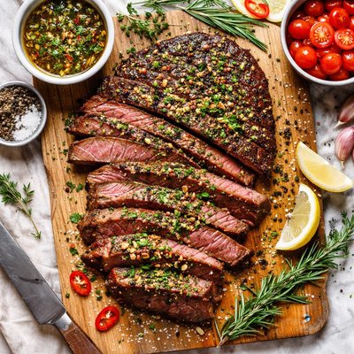 Image of Peppered Herb Flank Steak