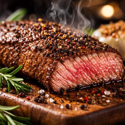 Image of Peppered New York Strip Steak