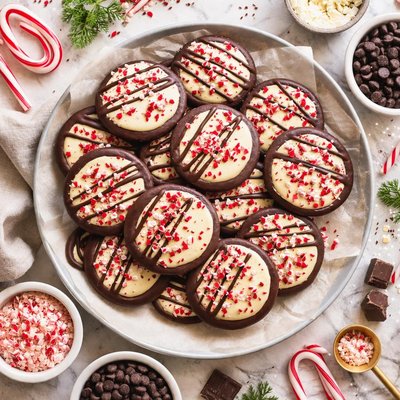 Image of Peppermint Bark Cookies