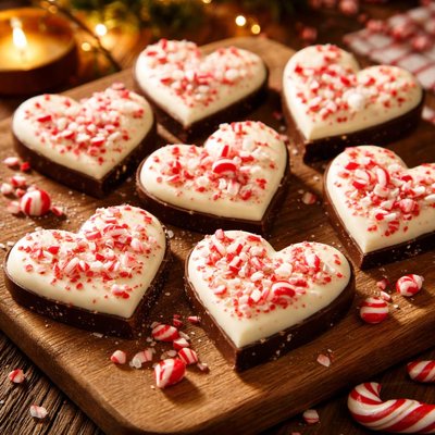 Image of Peppermint Bark Hearts