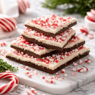 Image of Peppermint Candy Cane Bark