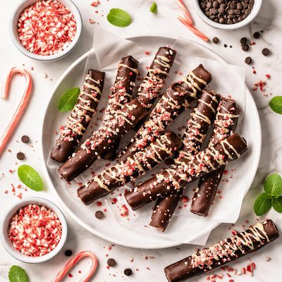 Image of Peppermint Chocolate Sticks