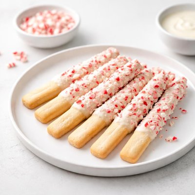 Image of Peppermint Cookie Wands