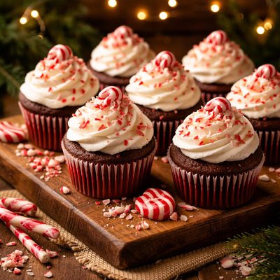 Image of Peppermint Cupcakes