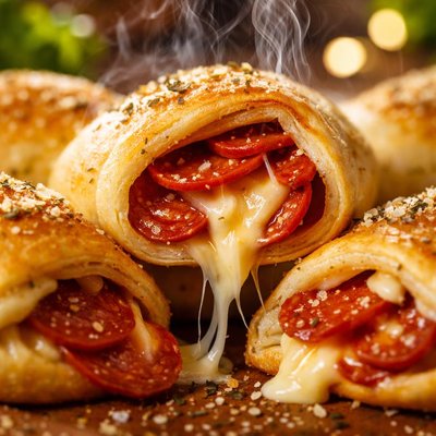 Image of Pepperoni and Cheese Crescent Roll Ups